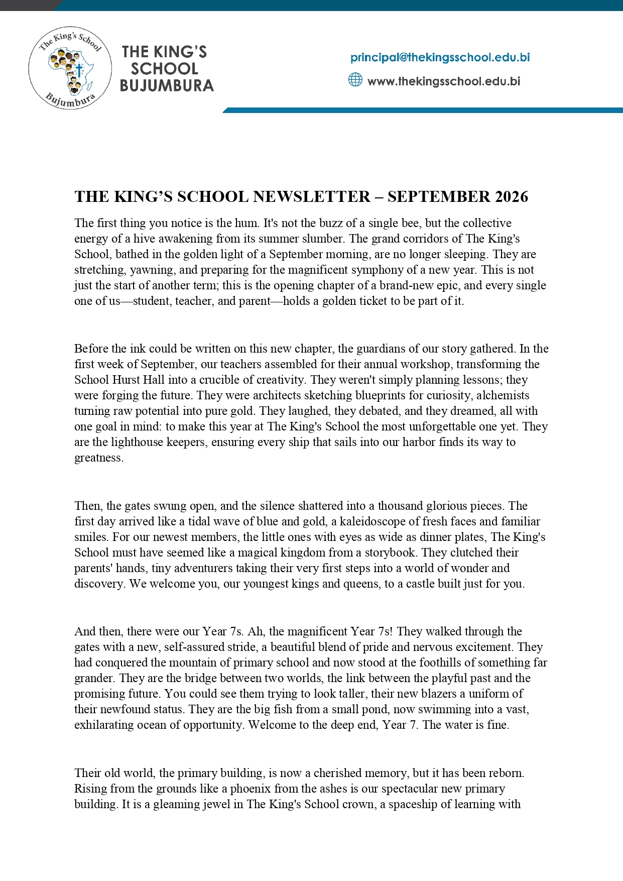 November -2026 Newsletter