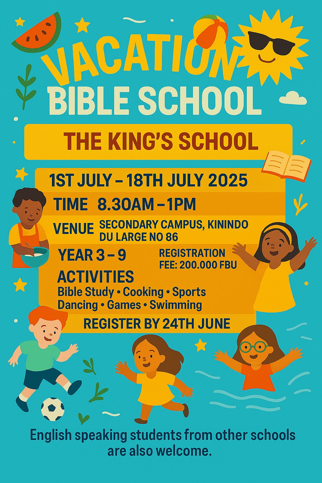 VACATION BIBLE SCHOOL